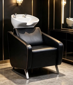 Modern Hair Therapy Shampoo Chair Massage Portable Shampoo Basin Spa Headspa Chair Bed <b>Table</b> for Home Salon Use - Product Image 1