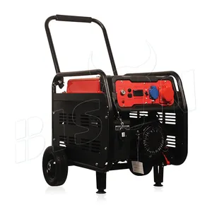 Bison Factory Gasolina de baixo nível de ruído 3.5 Kw 3500W 110V 220V Gerador doméstico a gasolina com rodas