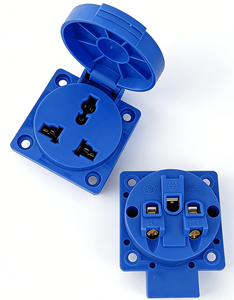 IP54 Wasserdichte Universelle Dreipolige Steckdose 220V/250V AC Elektrische Anschlussdose - Product Image 1