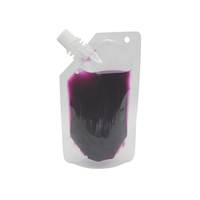 Pochettes à bec debout réutilisables de haute qualité de 500ml pour les boissons pour l'emballage de bière de soda de jus