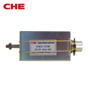 CHEO1-1578B DC 5V 24V 12V 15Mm Đột Quỵ 5Kg Force Mở Khung Điện Solenoid Heavy Duty Push Kéo 10Mm Solenoid Châm Điện - Product Image 6