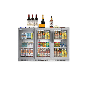 Congélateur en verre vertical Oumeite Mini Bar Réfrigérateur Congélateurs à porte en verre Équipement réfrigéré commercial Bar Bière Boissons Refroidisseur - Product Image 1