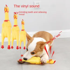 Dog Toy Venting Chicken Vocalization Enamel Battle Chicken Tip Crowing Chicken Dog Toy Miserable Crowing Chicken