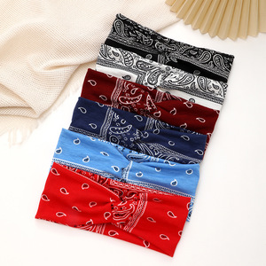 WAI <span class=keywords><strong>XUAN</strong></span> Diadema deportiva de <span class=keywords><strong>yoga</strong></span> para mujer, elástica, suave, de poliéster, estilo vintage, con estampado de leopardo, multicolor - Product Image 3