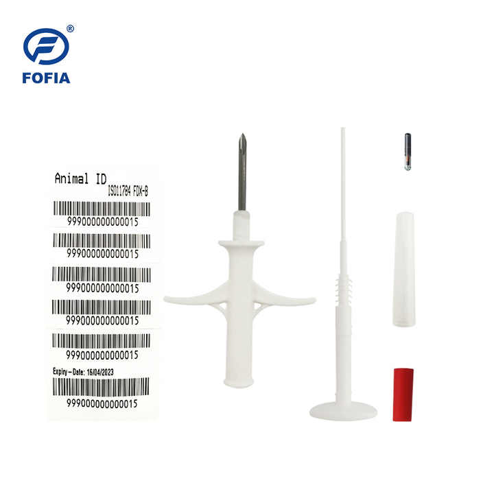 RFID 134.2 KHz ICAR Livestock Microchip RFID Animal Tags Microchip 2.12 * 12mm Animal Management RFID Tag