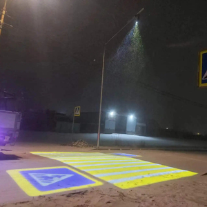 240W ngựa vằn qua chiếu đèn quảng cáo ngoài trời Mặt đất đèn đường hầm dấu hiệu giao thông mô hình công nghiệp Logo đèn - Product Image 2