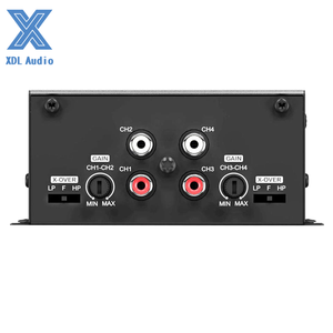 Evo loạt 100W * 4CH xe khuếch đại lớp D cho hệ thống âm thanh với Crossover và Bộ cân bằng - Product Image 4