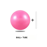Mini ballon de Pilates 25 cm en PVC, ballon de yoga, exercice de renforcement musculaire, antidérapant, léger, accessoire de Pilates pour la maison