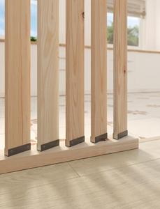 Custom <strong>Wall</strong> <strong>Partition</strong> Room Divider <strong>Floor</strong> to <strong>Ceiling</strong> Wood Slats Screen <strong>Partition</strong> Post Small Space Decor Divider Column - Product Image 2