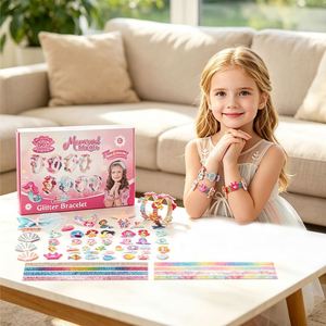 Creative Kids Hair Kit DIY Headbands <b>Clips</b> <b>Bows</b> Ribbons Gems Flowers Stars Playdate Activity Present Box Supply - Product Image 3
