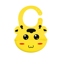 Bavoirs imperméables en Silicone pour bébés, qualité alimentaire, personnalisé, avec attrape-nourriture, alimentation souple