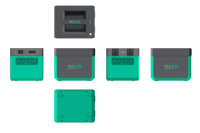 Générateur solaire portable MECO 500W 1kWh Pro, station d'alimentation à batterie LiFePO4 pour le camping, les camping-cars et la sauvegarde à domicile