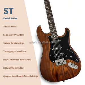 GALYDA/Custom OEM ODM <b>G</b>-ST High-end Electric Guitar <b>White</b> Ash Wood Body Maple Neck Rosewood Fingerboard Small Double-pickup - Product Image 4