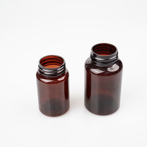 Bottiglia di plastica per animali domestici ambra scura da 100cc 150cc per uso alimentare - Product Image 6