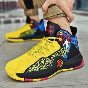 Vente Flash Chaussures de <span class=keywords><strong>Basket</strong></span> Montantes <span class=keywords><strong>Pas</strong></span> Chères Hommes Femmes Imprimées Baskets d'Extérieur à <span class=keywords><strong>Plateforme</strong></span> Chaussures de Sport Garçons - Product Image 1