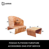 Fauteuil simple de luxe léger et durable avec repose-pieds et dossier solide, design moderne pour appartement et hôtel