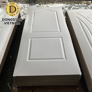 Peau de porte moulée en HDF mélaminé blanc de qualité supérieure 924x2150mm, peau de porte intérieure haute densité - Product Image 4