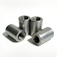 Acoplador de Rosca Recta para Varilla Corrugada HRB400 Estándar Nacional, Galvanizado, Proceso de Laminación de Roscas, Resistencia a la Tracción Estable y Fuerte