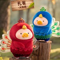 52 TOYS 100% Lulu the Piggy Animal Party Series V1 Blind Box Figurine en peluche de collection Anime Mignonne Décoration Jouet pour Cadeau d'Anniversaire