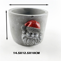 Mini pots de fleurs artificielles en ciment personnalisés et jardinières Pots de bonsaï Support de pot de fleur Décoration de jardin Utilisation intérieure et extérieure