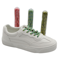 Lacets ronds en polyester OEM de 4,5 mm, bicolores, motif E-Type, longueur personnalisée, pour baskets décontractées, chaussures de papa, bottes de randonnée, vente en gros