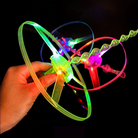 Jouet électronique libellule LED volante lumineuse en plastique avec batterie lithium-ion, cadeau clignotant pour les 14 ans et plus