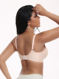 Sâu V thạch đẩy lên sexy <span class=keywords><strong>bralette</strong></span>-Wirefree nâng, liền mạch Áo ngực thể thao, cộng với kích thước thoải mái cho phụ nữ - Product Image 3