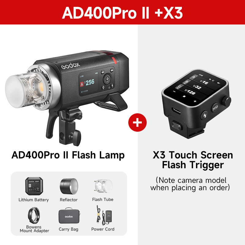 AD400Pro II + X3