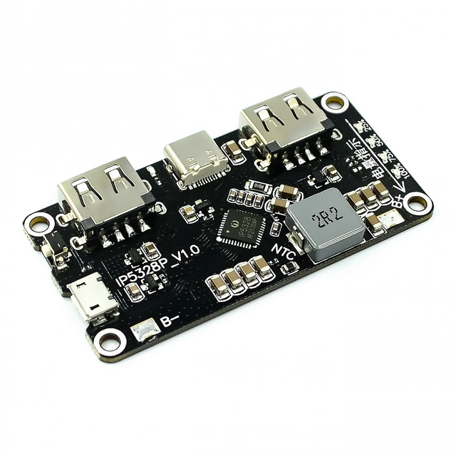 IP5328P Power Bank Module Dual Way Fast Charge Motherboard 3.7V to 5V 9V 12V Step up Boost Converter Board for DIY Mobile Power