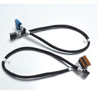 Conector de cable BMS AAUS01ASO-028K01 con carcasa y arnés de cableado personalizado en ambos extremos para automóvil, UL1332 24AWG, cobre estañado, 300V, electrónico