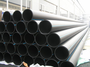 ท่อ HDPE คุณภาพสูง SDR33 0.5MPa สำหรับน้ำ ท่อพลาสติก PE100  ขนาดเส้นผ่านศูนย์กลางตามสั่ง สีดำ สำหรับจ่ายน้ำ - Product Image 6