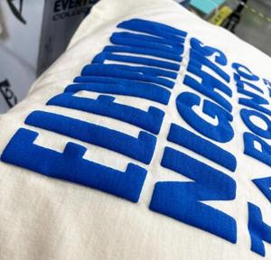 Échantillon vierge personnalisé 6XL, sérigraphié en relief, en molleton bouclette 500 g/m² (60 % coton, 40 % polyester), coupe classique, grammage lourd, automne, demi-zip - Product Image 5