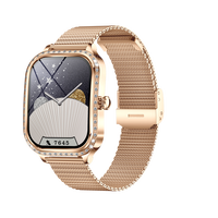 Smartwatch MK88 Diamond per Donne, Monitoraggio della Salute, Chiamate BT, Impermeabile IP67, Schermo TFT Touch da 1,75 Pollici, Tracker del Sonno, 4 Giorni di Autonomia