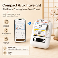 Impresora Térmica Inalámbrica Portátil USB Xprinter BX1, Popular y Mini, para Etiquetar Alimentos en la Cocina