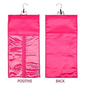 Soporte para Pelucas de Seda Satinada con Gancho, Transparente y con Cierre, a Prueba de Polvo, para Proteger Pelucas y Extensiones de Cabello - Product Image 2