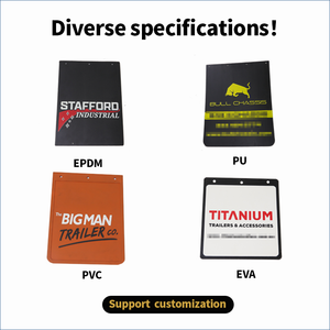 Özel farklı boyut çamur <span class=keywords><strong>flaps</strong></span> yarı kamyon/römork kauçuk çamurluk - Product Image 4