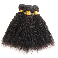 Extensions de Cheveux Vierges Brésiliens Remy Bouclés Jerry, Tissage Double Trame, 100% Cheveux Naturels, Prix d'Usine en Gros
