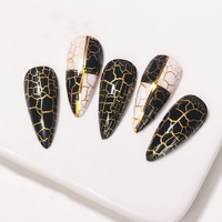Vernis à ongles en gel craquelé 15 ml, couleurs écaille de tortue, art des ongles, laque, gel craquelé automatique UV pour salon de manucure
