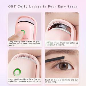Mixed Procurement Low Price Electric Heated Eyelash <b>Curler</b> Heating Lift Long Lasting Naturally Eyelashes Eyelash <b>Curler</b> - Product Image 3