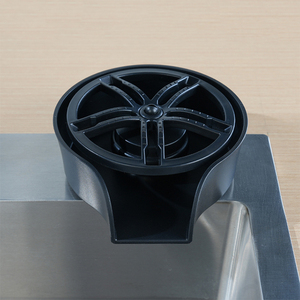 Multifunctional Pull Out Cup Washer <strong>Sink</strong> Mounted <strong>Glass</strong> Rinser Cup <strong>Cleaner</strong> for Coffee <strong>Bar</strong> Kitchen - Product Image 1