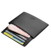 Vente en gros de luxe Portefeuille pour hommes en pu de créateur personnalisé avec étui mince pour cartes de crédit Pochette pour passeport et étui d'identité Porte-cartes