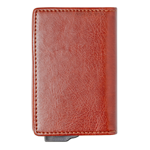 Custom Short Unisex Card Holder <b>Wallet</b> with Open Closure <b>RFID</b> Anti-Theft Feature Nylon Lining Fashion PU - Product Image 3