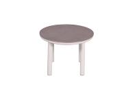 Ensemble de chaises et de tables de jardin de luxe en aluminium pour l'extérieur Mobilier de patio élégant pour balcon avec table d'accueil
