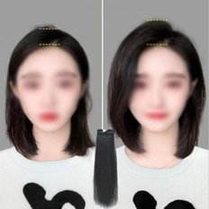 Extension per capelli anteriori da donna 30CM Volume parti articoli per capelli naturali capelli umani WFFFNWRE - Product Image 1