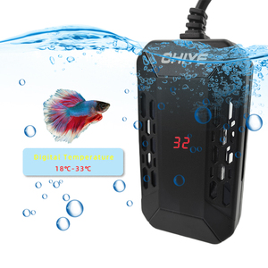 Chiye Zwart Plastic 25W-150W <span class=keywords><strong>Aquarium</strong></span> Mini Verwarmer Elektrische Digitale Temperatuur Thermostaat <span class=keywords><strong>Aquarium</strong></span> Boiler - Product Image 3