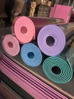 ZY-Individuelles Logo Umweltfreundliche TPE Yogamatte Rutschfeste Übungs-Fitnessmatte Gym Yoga Pilates Trainingsmatte Individuelles Logo Möglich