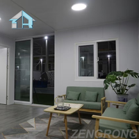 Maison conteneur extensible de 20 pieds et 40 pieds, maison modulaire préfabriquée en acier de 2 à 3 chambres à coucher avec conception à double aile pour villa, hôtel et glamping