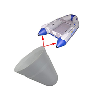 Accu — cône gonflable en PVC, accessoire d'extrémité de bateau, banane, cônes, 45 ou 90 degrés