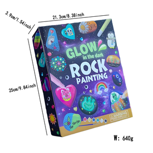 Juego de Pintura de Piedras Luminosas con Certificación EN71, Juguete Educativo 3D para Dibujar y Hacer Grafitis, Novedad para Niños - Product Image 5