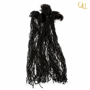 ผมแท้บราซิลแบบ Remy สำหรับต่อผม Meche Pour Les Locs ท็อปเปอร์ผมแท้สำหรับซ่อมแซมเดรดล็อค ไมโครล็อค ซิสเตอร์ล็อค สไตล์การถักทอ - Product Image 4